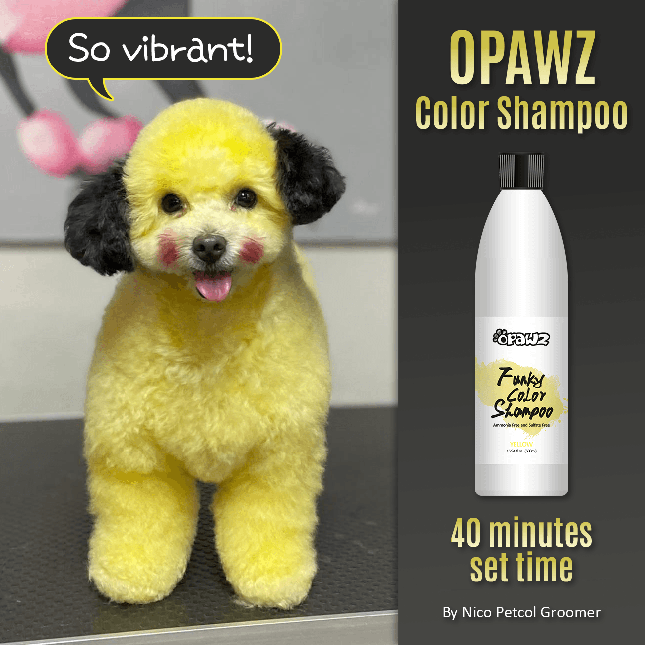 שמפו צבעוני OPAWZ - צהוב - 500 מ"ל 6