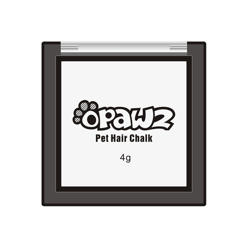 צבע זמני לפרווה - לבן